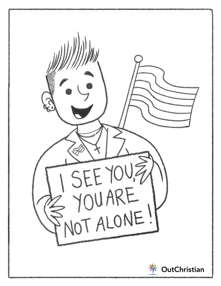 have some fun with these lgbtq christian coloring pages outchristian